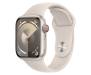 Apple Watch Series 9 GPS + Cellular 41mm Starlight Alu. Case w. Starlight Sport Band - S/M (MRHN3) 1