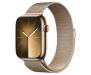 Apple Watch Series 9 GPS + Cellular 45mm Gold S. Steel Case w. Gold Milanese Loop (MRMU3) 1