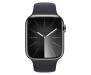 Apple Watch Series 9 GPS + Cellular 45mm Graphite S. Steel Case w. Midnight Sport Band - S/M (MRMV3) 2