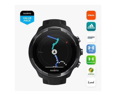 Смарт-часы Suunto 9 G1 BARO BLACK (SS050019000)