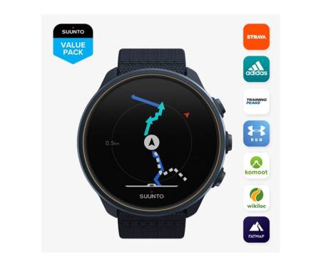 Спортивные часы Suunto 9 Baro Granite Blue Titanium (SS050565000)