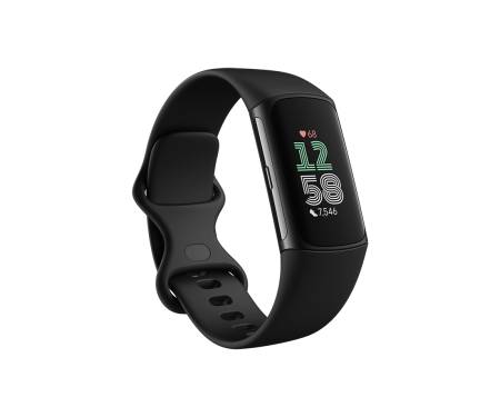 Смарт-часы Fitbit Charge 6 Obsidian / Black Aluminum (GA05183-GB)