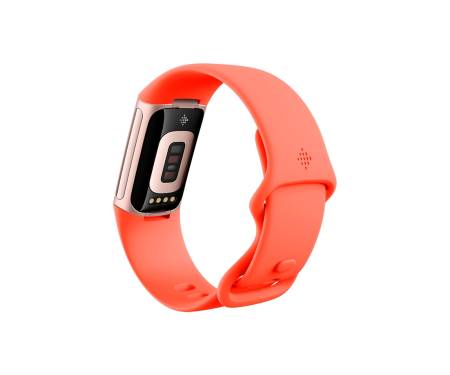 Смарт-годинник Fitbit Charge 6 Coral / Champagne Gold Aluminum (GA05184-GB)