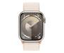 Apple Watch Series 9 GPS + Cellular 45mm Starlight Alu. Case w. Starlight Sport Loop (MRMA3) 2
