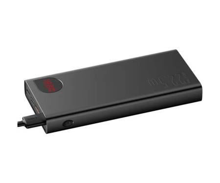 Зовнішній акумулятор (павербанк) Baseus Adaman Metal Digital Display 20000mAh 22.5W Black (PPAD070101)