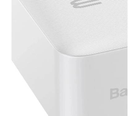 Зовнішній акумулятор (павербанк) Baseus Bipow Digital Display Powerbank 15W 30000mAh White (PPBD050202)