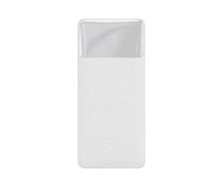 Зовнішній акумулятор (павербанк) Baseus Bipow Digital Display Powerbank 15W 30000mAh White (PPBD050202)