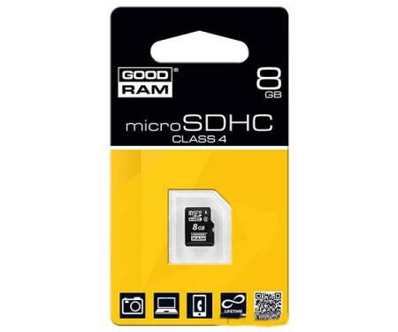 GOODRAM 8 GB microSDHC class 4 M400-0080R11