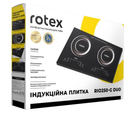 Настільна плита Rotex RIO250-G Duo