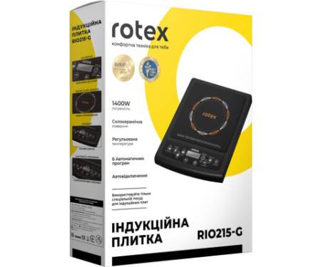 Настільна плита Rotex RIO215-G