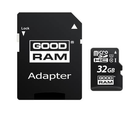 GOODRAM 32 GB microSDHC class 10 UHS-I + SD Adapter M1AA-0320R11
