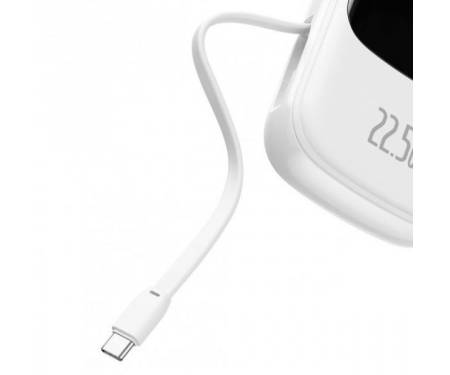 Power Bank Baseus Qpow Digital Display Quick Charging Power Bank 20W 20000mAh White (PPQD-H02) 3