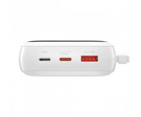 Power Bank Baseus Qpow Digital Display Quick Charging Power Bank 20W 20000mAh White (PPQD-H02) 2