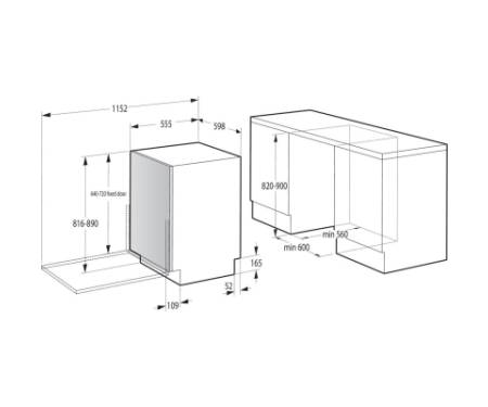 Посудомийна машина Gorenje GV643D60 (GV 643 D60)