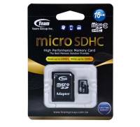 TEAM 16 GB microSDHC Class 10 + SD Adapter TUSDH16GCL1003