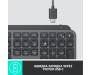 Клавіатура Logitech MX Keys Advanced for Business Wireless Illuminated UA Graphite (920-010251)