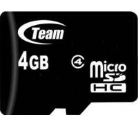 TEAM 4 GB microSDHC Class 4 + SD Adapter TUSDH4GCL403