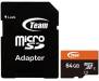 TEAM 64 GB microSDXC UHS-I + SD Adapter TUSDX64GUHS03