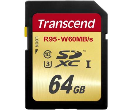 Transcend 64 GB SDXC UHS-I U3 TS64GSDU3