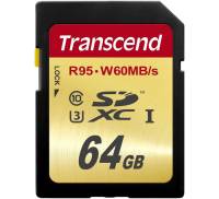 Transcend 64 GB SDXC UHS-I U3 TS64GSDU3