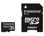 Transcend 8 GB microSDHC class 10 + SD Adapter TS8GUSDHC10