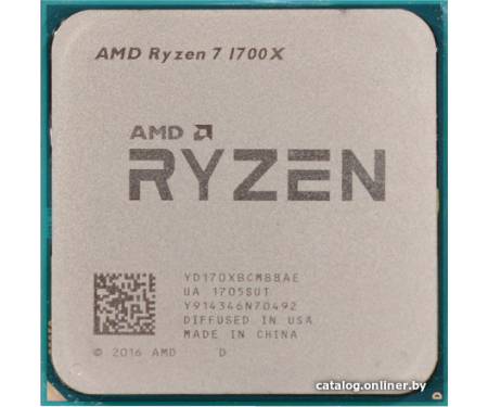 AMD Ryzen 7 1700X (YD170XBCAEWOF)