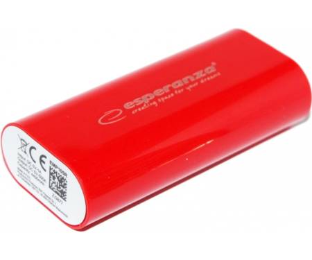 Esperanza Powerbank 4400 mAh Red (EMP105R)