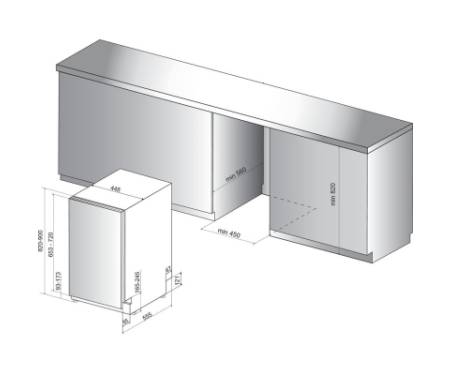 Посудомийна машина Whirlpool WSIO3O34PFEX