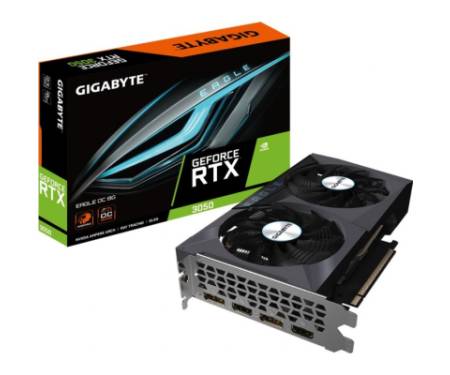 Відеокарта GIGABYTE GeForce RTX3050 8Gb EAGLE OC (GV-N3050EAGLE OC-8GD)