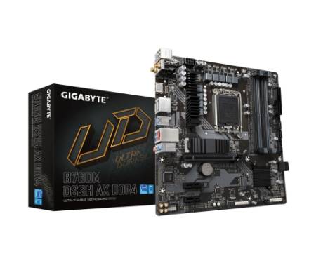 Материнська плата GIGABYTE B760M DS3H AX DDR4