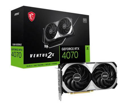 Відеокарта MSI GeForce RTX 4070 VENTUS 2X 12G OC