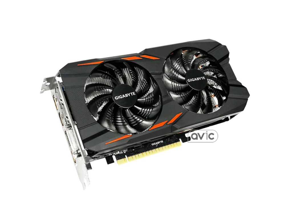 GIGABYTE GeForce GTX 1050 Ti Windforce OC 4G (GV-N105TWF2OC-4GD)