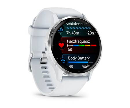 Смарт-часы Garmin Venu 3 Silver S. Steel Bezel w. Whitestone Case and S. Band (010-02784-00)