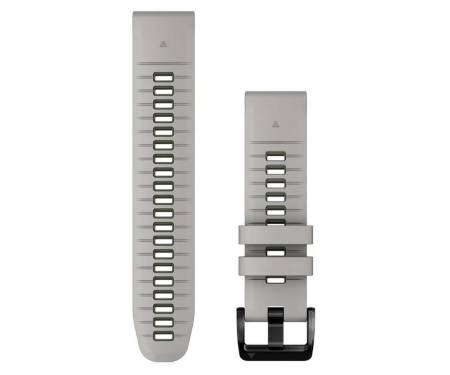 Ремешок Garmin QuickFit 22 Watch Bands Fog Grey/Moss Silicone (010-13280-08) 1