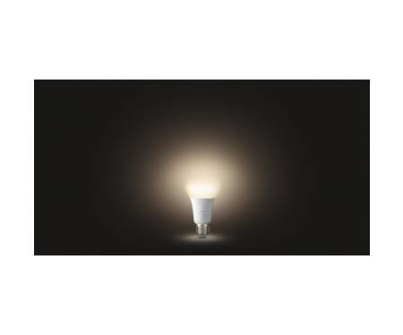 Розумна лампочка Philips Hue Single Bulb E27, White, BT, DIM (929001821618)