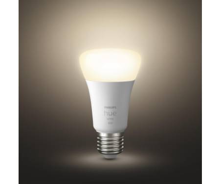 Розумна лампочка Philips Hue Single Bulb E27, White, BT, DIM (929001821618)