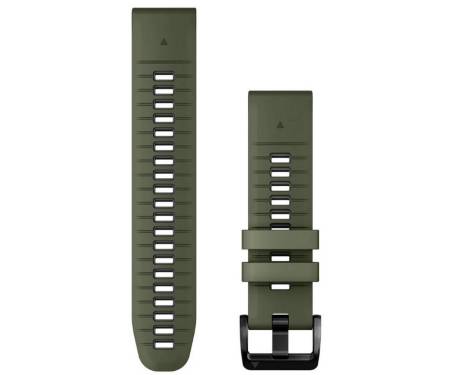 Ремешок Garmin QuickFit 22 Watch Bands Moss/Graphite Silicone (010-13280-07)