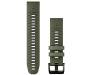Ремешок Garmin QuickFit 22 Watch Bands Moss/Graphite Silicone (010-13280-07)