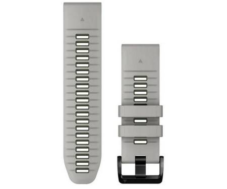 Ремешок Garmin QuickFit 26 Watch Bands Fog Grey/Moss Silicone (010-13281-08)