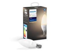 Умная лампочка Philips Hue E14, 5.5W (40Вт), 2700K, White, Bluetooth, DIMM (929002039903)