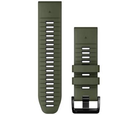 Ремешок Garmin QuickFit 26 Watch Bands Moss/Graphite Silicone (010-13281-07)