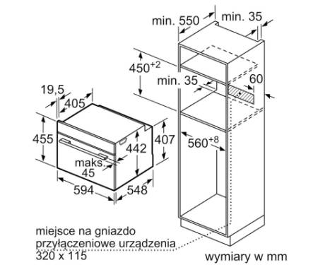 Духова шафа Bosch CSG7364B1