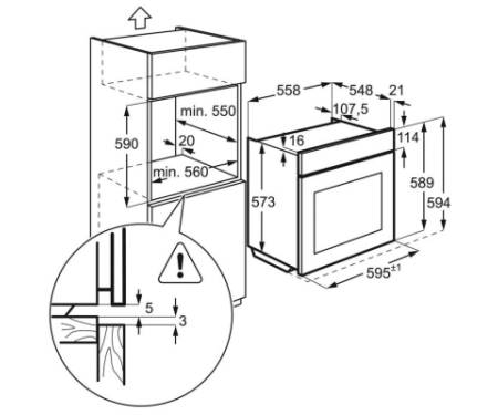 Духова шафа Electrolux LOD6C77WZ