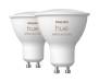 Умная лампочка Philips Hue GU10 5.7W 2000K-6500K RGB 2 шт. (929001953112)