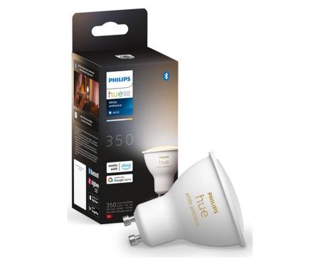 Умная лампочка Philips Hue GU10 5W 2200K-6500K Tunable white (929001953309)