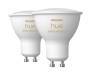 Умная лампочка Philips Hue GU10 5W 2200K-6500K Tunable white 2 шт. (929001953310)