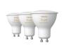 Умная лампочка Philips Hue GU10 5W 2200K-6500K Tunable white 3 шт. (929001953312)