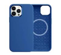 Чехол для Apple iPhone 15 Pro Magnetic Silicone Nature Blue