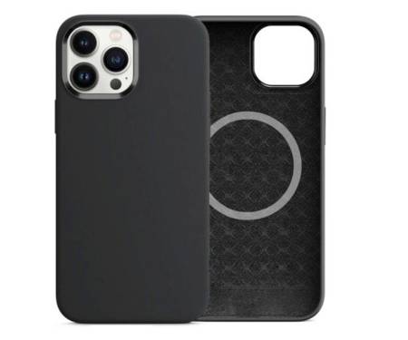 Чехол для Apple iPhone 15 Pro Magnetic Silicone Nature Black