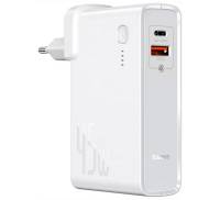 Power Bank Baseus Power Station GaN 2-in-1 QC 10000 mAh 45W White (PPNLK45US)